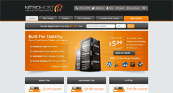 Desktop Screenshot of nitrohost.com