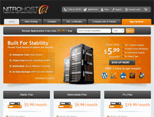Tablet Screenshot of nitrohost.com